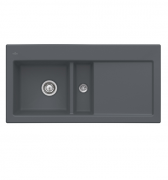 Мийка для кухні Villeroy & Boch Subway 60 100х51 см чаша зліва кераміка graphite 677001i4