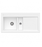 Мийка для кухні Villeroy & Boch Subway 60 100х51 см чаша зліва кераміка snow white 677001KG