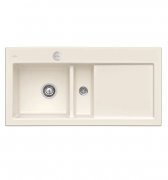 Мийка для кухні Villeroy & Boch Subway 60 100х51 см чаша зліва кераміка crema 677002KR