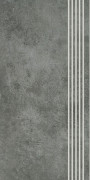 Ступень Paradyz Scratch Nero Stopnica Prosta Nacinana Polpoler 29,8х59,8 см RN--298X598-1-SCRA.NESP-P