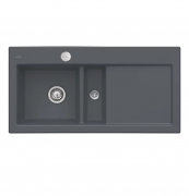 Мийка для кухні Villeroy & Boch Subway 60 100х51 см чаша зліва кераміка graphite 677002i4