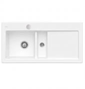 Мийка для кухні Villeroy & Boch Subway 60 100х51 см чаша зліва кераміка snow white 677002KG