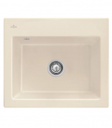 Мийка для кухні Villeroy & Boch Subway 60 S 60х51 см кераміка ivory 330901FU