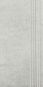 Ступень Paradyz Scratch Bianco Stopnica Prosta Nacinana Mat. 29,8х59,8 см R-R-298X598-1-SCRA.BISP-M