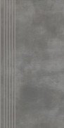 Ступень Paradyz Tecniq Grafit Stopnica Prosta Nacinana Mat. 29,8х59,8 см RN--298X598-1-TECN.GTSP-M