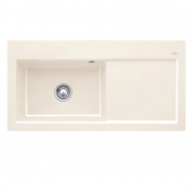 Мойка для кухни Villeroy & Boch Subway 60 XL 100х51 см чаша слева керамика crema 671801KR
