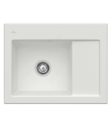 Мийка для кухні Villeroy & Boch Subway 45 Compact 65х51 см чаша зліва кераміка steam 331201SM