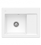 Мийка для кухні Villeroy & Boch Subway 45 Compact 65х51 см чаша зліва кераміка snow white 331201KG