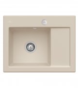 Мойка для кухни Villeroy & Boch Subway 45 Compact 65х51 см чаша слева керамика almond 331202AM