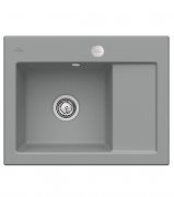Мойка для кухни Villeroy & Boch Subway 45 Compact 65х51 см чаша слева керамика stone 331202SL