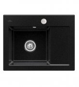 Мийка для кухні Villeroy & Boch Subway 45 Compact 65х51 см чаша зліва кераміка сhromit 331202J0