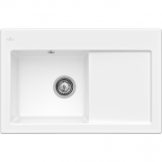 Мойка для кухни Villeroy & Boch Subway 45 78х51 см чаша слева керамика stone white 677201RW