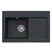 Мойка для кухни Villeroy & Boch Subway 45 78х51 см чаша слева керамика ebony 677201S5