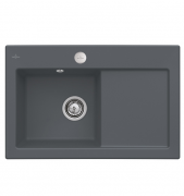 Мойка для кухни Villeroy & Boch Subway 45 78х51 см чаша слева керамика graphite 677202i4