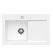 Мойка для кухни Villeroy & Boch Subway 45 78х51 см чаша слева керамика snow white 677202KG