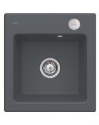 Мойка для кухни Villeroy & Boch Subway 45 XS 47,5х51 см керамика graphite 678102i4