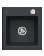 Мойка для кухни Villeroy & Boch Subway 45 XS 47,5х51 см керамика ebony 678102S5
