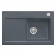 Мийка для кухні Villeroy & Boch Subway 45 78х51 см чаша справа кераміка graphite 671402i4