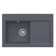 Мийка для кухні Villeroy & Boch Subway 45 78х51 см чаша зліва кераміка graphite 677201i4