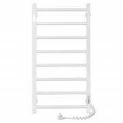 Електричний полотенцесушитель Laris ЗЕБРА АЛЬФА ЧК8 400х800 Е (підключення праворуч) білий 77700072