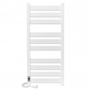 Електричний полотенцесушитель Laris ЗЕБРА ГЕФЕСТ ПРЕМІУМ ЧК10 500х1200 Е (підключення зліва) білий 75201079