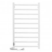 Электрический полотенцесушитель Laris ЗЕБРА АЛЬФА ЧК10 500Х900 Э (подключение слева) белый 77700065