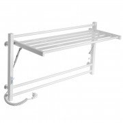 Електричний полотенцесушитель Laris ЗЕБРА АСТОР ЧК8 1000х500 Е (підключення зліва) білий 77700078