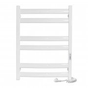 Електричний полотенцесушитель Laris ЗЕБРА АТЛАНТ ЧК6 500х700 Е (підключення праворуч) білий 77700097