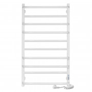 Електричний полотенцесушитель Laris ЗЕБРА КОМФОРТ ЧК10 500х900 Е (підключення праворуч) білий 77700091