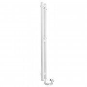 Електричний полотенцесушитель Laris ЗЕБРА ДУЕТ 80Х1200 Е (підключення праворуч) білий 77700089