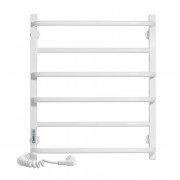 Електричний полотенцесушитель Laris ЗЕБРА КОМФОРТ ЧК6 500х600 Е (підключення зліва) білий 77700092