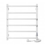 Електричний полотенцесушитель Laris ЗЕБРА КОМФОРТ ЧК6 500х600 Е (підключення праворуч) білий 77700093