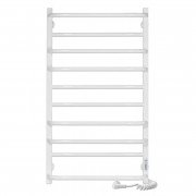 Електричний полотенцесушитель Laris ЗЕБРА КОМФОРТ ЧК10 500х900 Е (підключення праворуч) білий 77700091