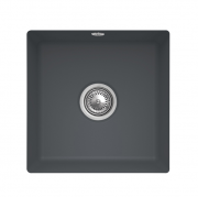 Мойка для кухни Villeroy & Boch Subway 50 SU 44х44 см под столешницу керамика graphite 332501i4