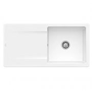 Мойка для кухни Villeroy & Boch Siluet 60 flat 98х49 см керамика snow white 33361FKG