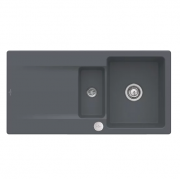 Мойка для кухни Villeroy & Boch Siluet 60 R flat 98х49 см керамика graphite 33372Fi4