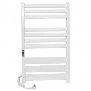 Электрический полотенцесушитель Laris ЗЕБРА ЛАВИНА ЧК10 500Х900 Э (подключение слева) белый 75201087