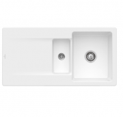 Мийка для кухні Villeroy & Boch Siluet 60 R flat 98х49 см кераміка stone white 33371FRW