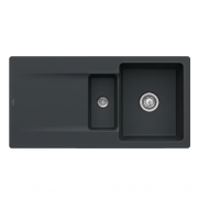 Мийка для кухні Villeroy & Boch Siluet 60 R flat 98х49 см кераміка ebony 33371FS5