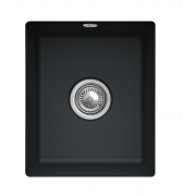 Мийка для кухні Villeroy & Boch Subway 45 SU 37,5х44 см під стільницю кераміка ebony 332402S5