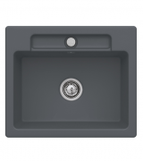 Мийка для кухні Villeroy & Boch Siluet 60 S flat 58х49 см кераміка graphite 33461Fi4