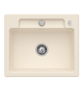Мийка для кухні Villeroy & Boch Siluet 60 S flat 58х49 см кераміка ivory 33462FFU