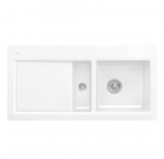 Мийка для кухні Villeroy & Boch Subway 60 Flat 96,5х47,5 см чаша справа кераміка white alpin 67121FR1