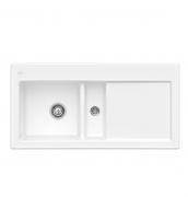 Мойка для кухни Villeroy & Boch Subway 60 Flat 96,5х47,5 см чаша слева керамика snow white 67701FKG