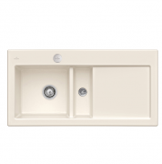 Мойка для кухни Villeroy & Boch Subway 60 Flat 96,5х47,5 см чаша слева керамика crema 67702FKR