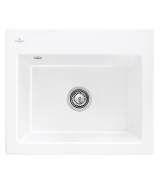 Мойка для кухни Villeroy & Boch Subway 60 S Flat 56,5х47,5 см керамика white alpin 33091FR1
