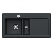 Мойка для кухни Villeroy & Boch Subway 60 Flat 96,5х47,5 см чаша слева керамика ebony 67702FS5