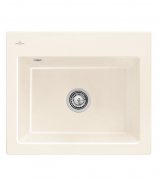 Мойка для кухни Villeroy & Boch Subway 60 S Flat 56,5х47,5 см керамика crema 33091FKR