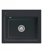 Мийка для кухні Villeroy & Boch Subway 60 S Flat 56,5х47,5 см кераміка ebony 33091FS5