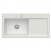 Мийка для кухні Villeroy & Boch Subway 60 XL 100х51 см чаша зліва кераміка steam 671802SM